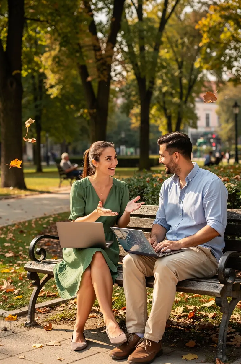 Persoană concentrată lucrând pe laptop cu aplicații de management al timpului și prioritizare a sarcinilor